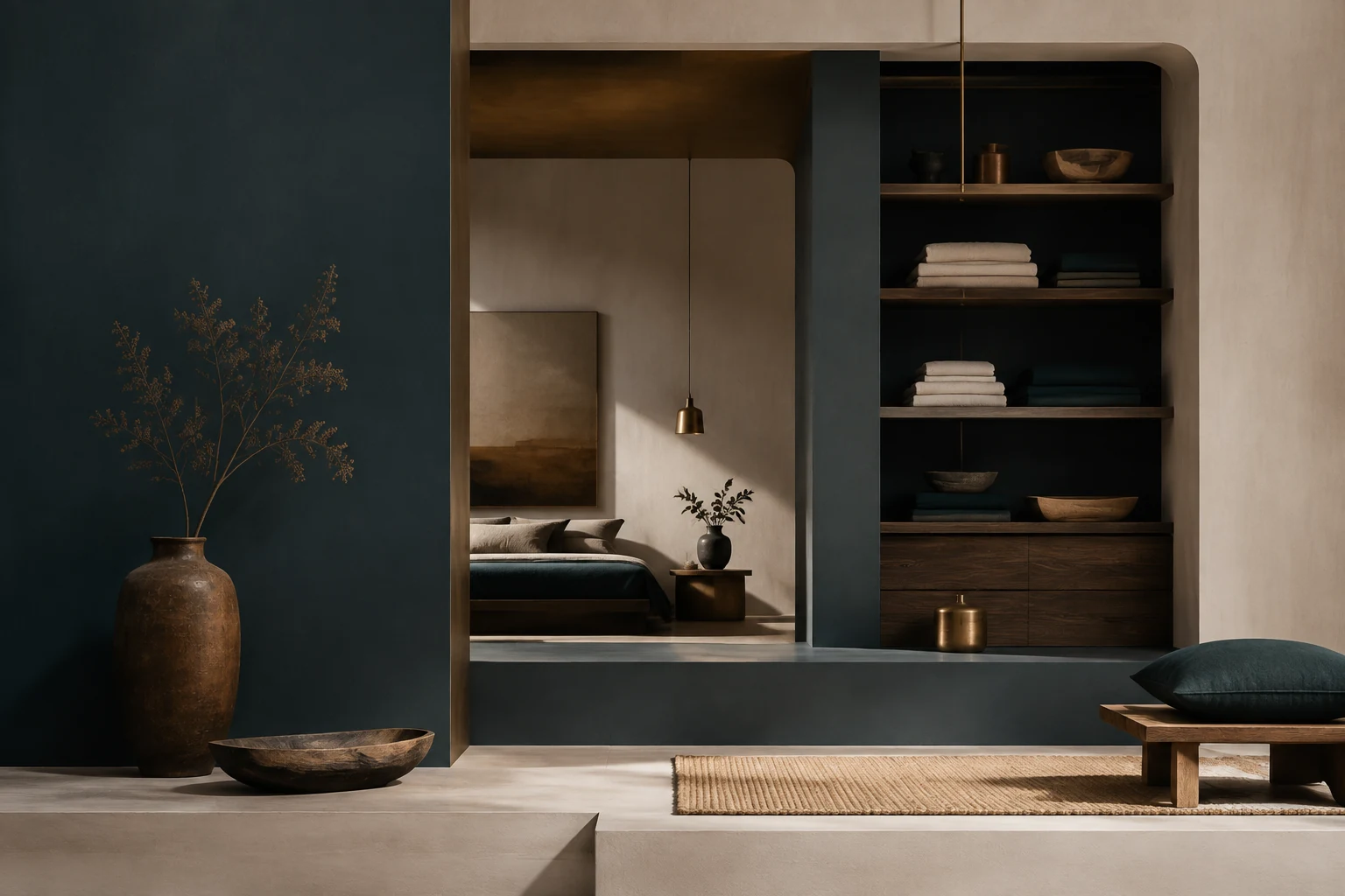 A place to pause — interior composition 2