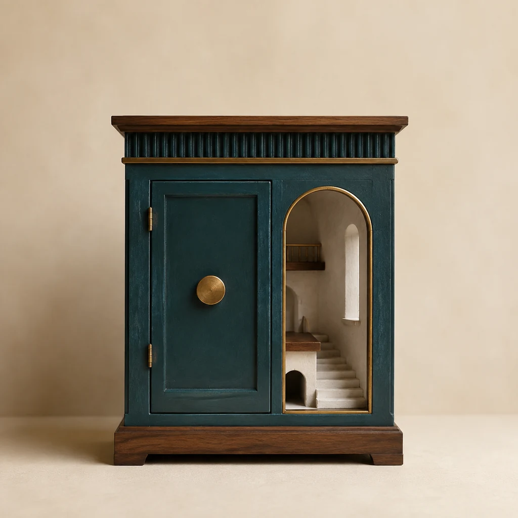 Architectural still life accompanying no app transmission