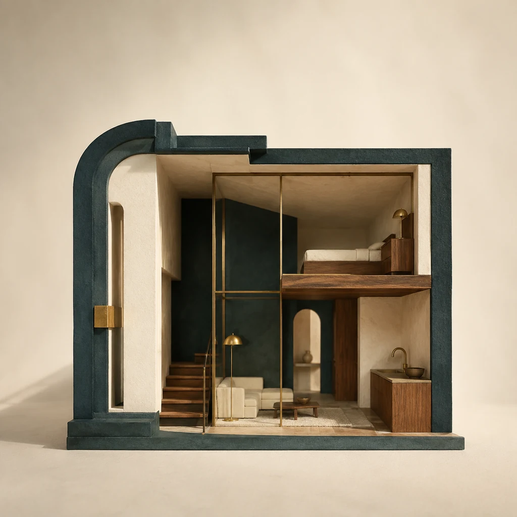 Architectural still life accompanying device permissions