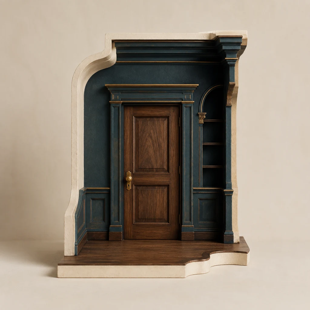 Architectural still life accompanying preferences